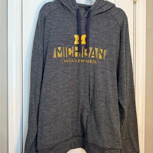 Women’s Michigan Wolverines Gray Hoodie - Large